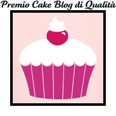 Il mio primo premio: Cake Blog di Qualita’!!