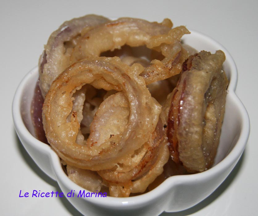 Onion rings – Anelli di cipolla fritti